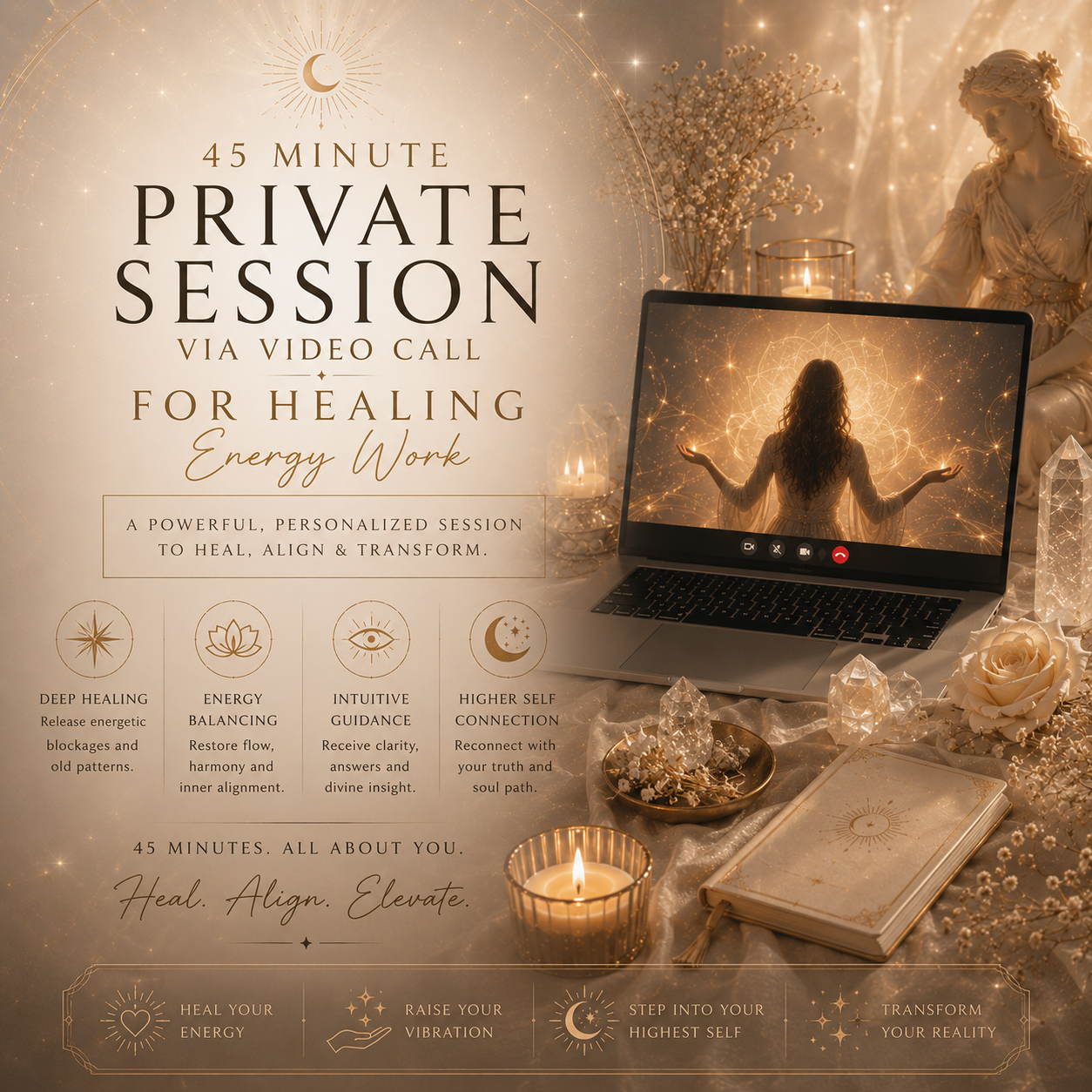45 Minute Private Video Session